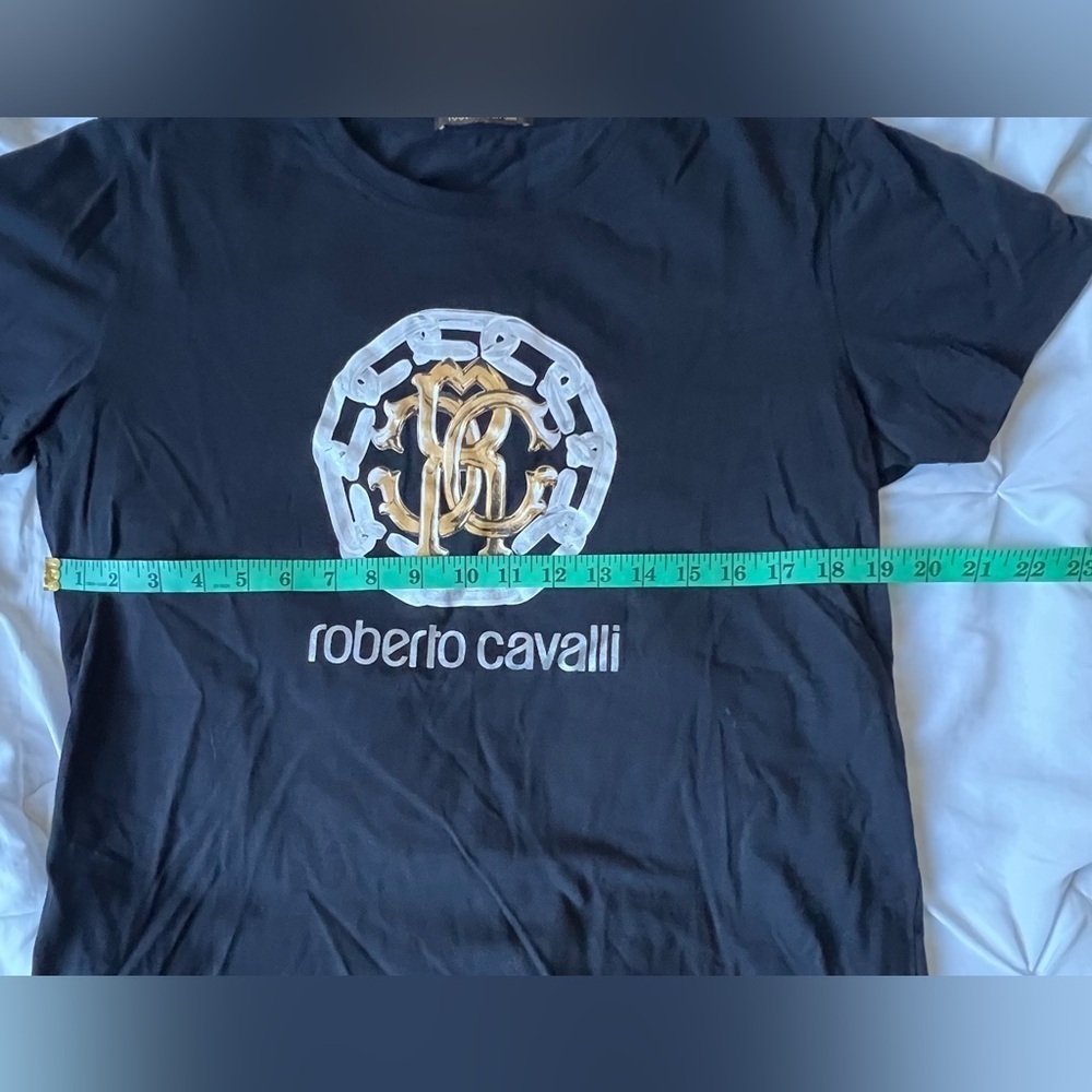 Roberto Cavalli Uomo Black T-Shirt - Picture 5 of 9